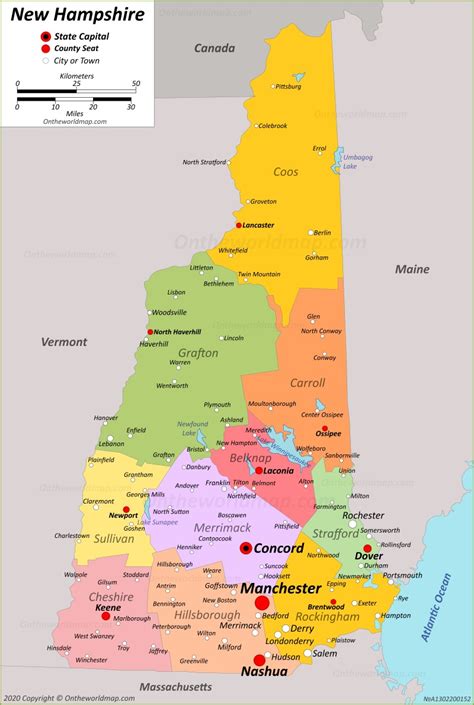 NH Towns and Cities .